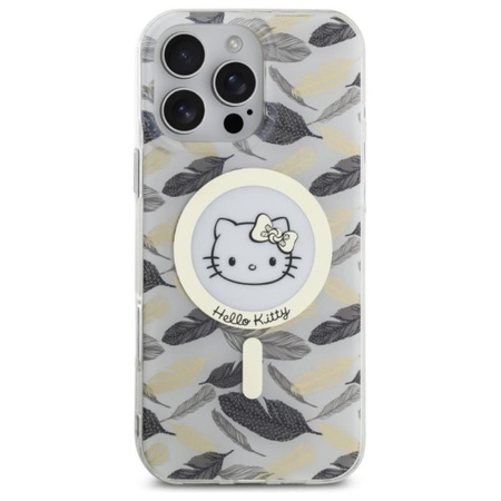 Hello Kitty IML Golden Leaves MagSafe - iPhone 16 Pro Max Case (white)