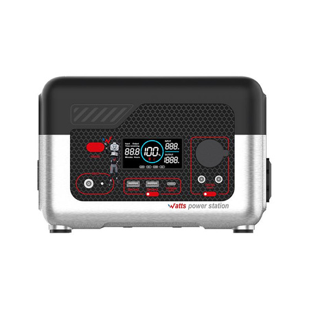 Wonder Wx600 Power Station - Portable 300W 72800 mAh Power Station (Black)