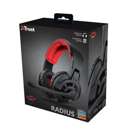 Trust GXT411 RADIUS - Casque d'écoute pour joueurs (noir)