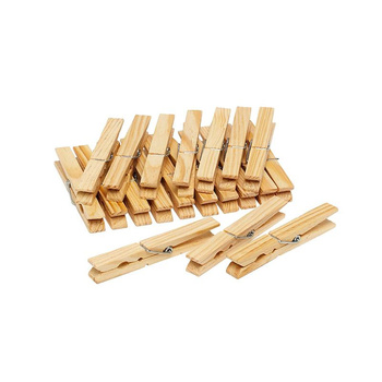 Lifetime - Laundry clips / clips natural wood 20 pcs. XXL