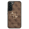Guess 4G Big Metal Logo - Etui Samsung Galaxy S22 (brązowy)