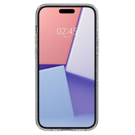 Spigen Liquid Crystal Glitter - pouzdro pro iPhone 15 Plus (průhledné)