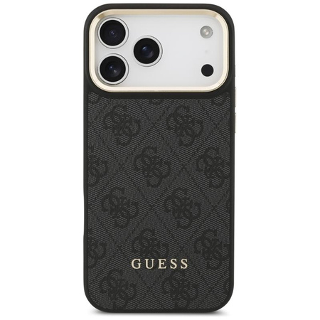 Guess Bundle Pack MagSafe 4G - Case + MagSafe Wallet Set for iPhone 17 Pro Max (Black)