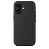 Apple Silicone Case - Coque en silicone avec MagSafe pour iPhone 16 (noir)
