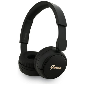 Guess Metal Logo Script - Bluetooth vezeték nélküli fülhallgató V5.3 (fekete)