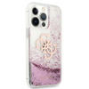 Guess Liquid Glitter 4G Big Logo - iPhone 13 Pro Max Tasche (rosa)