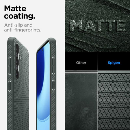 Spigen Liquid Air - Etui pour Samsung Galaxy S23 FE (Abyss Green)