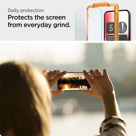 Spigen Alm Glas.TR 2-Pack - Tvrzené sklo pro telefon Nothing Phone 2a / 2a Plus (2 ks.) (Transparentní)