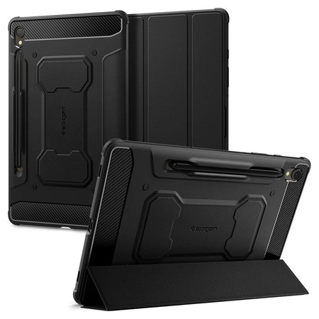 Spigen Rugged Armor Pro - Gehäuse für Samsung Galaxy Tab S9 11" (Schwarz)