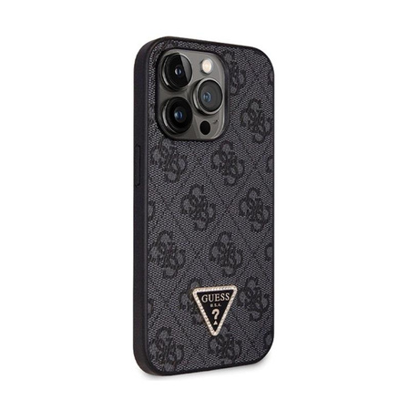 Guess Crossbody 4G Metal Logo - Coque iPhone 14 Pro (noir)