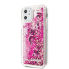 Karl Lagerfeld Glitter Liquid Floatting Charms - Coque pour iPhone 11 (Floatting Charms rose)