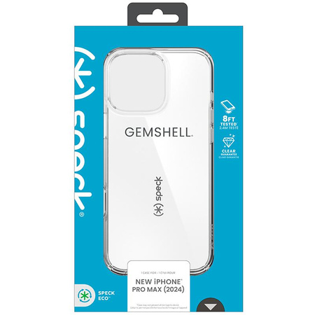 Speck Gemshell - iPhone 16 Pro Max Hülle (Transparent)