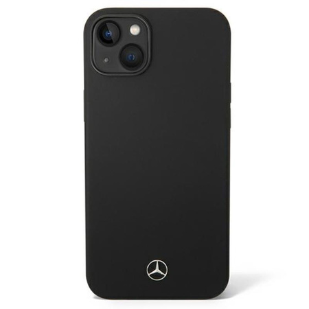 Mercedes Silicone Line - Hülle für iPhone 14 Plus (Schwarz)