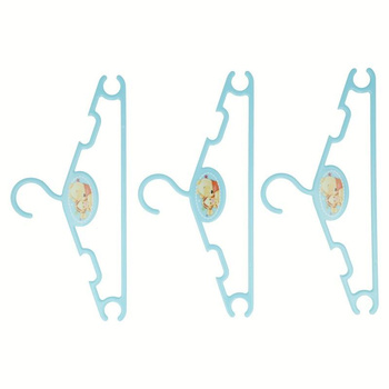 Kubuś Puchatek - Wieszaki na ubrania (3 szt) (niebieski)