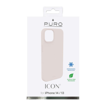 PURO ICON Cover - iPhone 14 / 13 Case (sand pink)