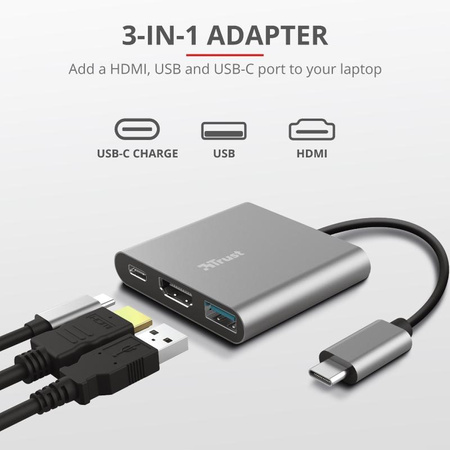 Trust Dalyx 3-en-1 - Adaptateur
