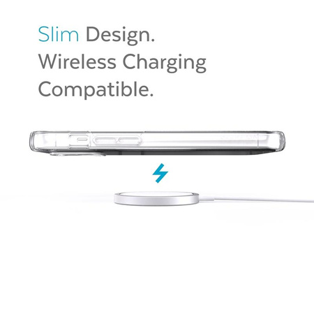 Speck Presidio Perfect-Clear - Coque pour iPhone 13 avec revêtement MICROBAN (transparent)