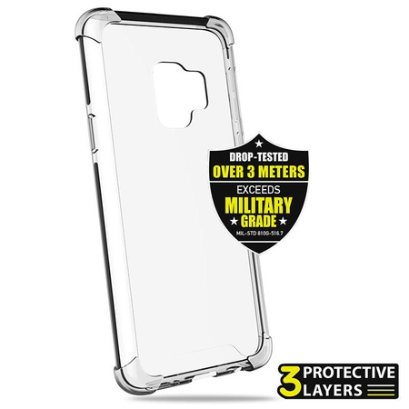 PURO Impact Pro Hard Shield - Samsung Galaxy S9 tok (fekete)