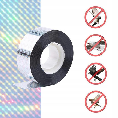 Kinzo - Tree garden tape to deter birds dł. 45 m