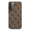 Guess 4G Metal Logo - Samsung Galaxy S21 Case (brown)