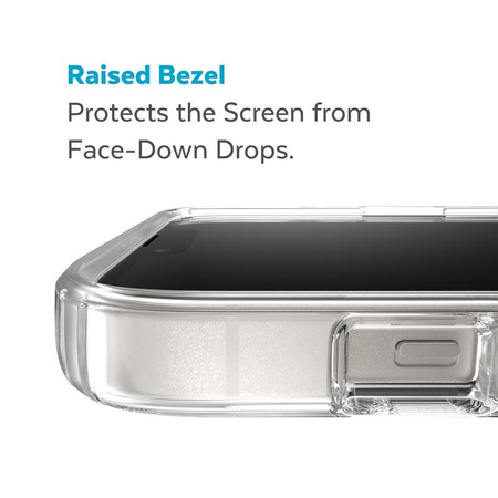 Speck Gemshell + MagSafe - Case for iPhone 14 / iPhone 13 with MICROBAN half (Clear)