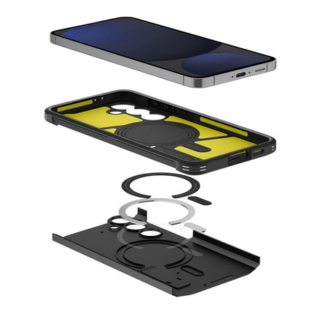 Spigen Tough Armor MagSafe - Etui pour Samsung Galaxy S24 FE (Noir)