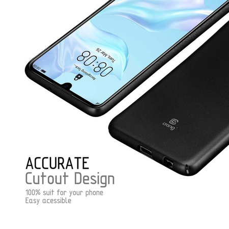 Crong Smooth Skin - Huawei P30 Tasche (schwarz)