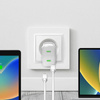 PURO MiniPro Wall Charger GaN - 2 x USB-C 35W PD wall charger (white)