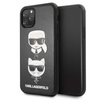 Karl Lagerfeld Embossed Case Karl & Choupette - Coque pour iPhone 11 Pro (Noir)