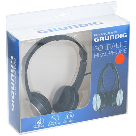 Grundig - Foldable in-ear headphones (silver)