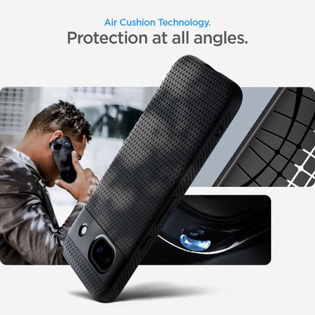Spigen Liquid Air - Étui pour Google Pixel 8A (Noir mat)