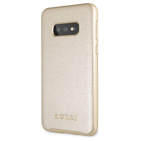 Guess Iridescent - Etui Samsung Galaxy S10e (złoty)