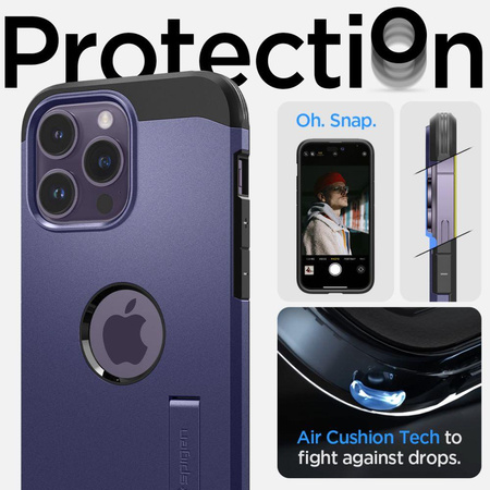 Spigen Tough Armor MagFit - MagSafe iPhone 14 Pro Case (violet)