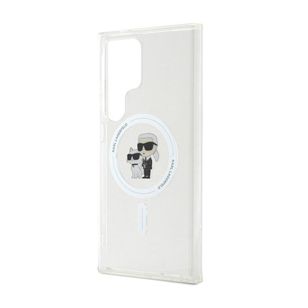 Karl Lagerfeld IML Karl & Choupette MagSafe - Samsung Galaxy S24 Ultra Tasche (Transparent)
