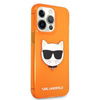 Karl Lagerfeld Choupette Head - iPhone 13 Pro Tasche (fluo orange)