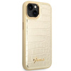 Guess Croco Collection - iPhone 14 Plus tok (arany)