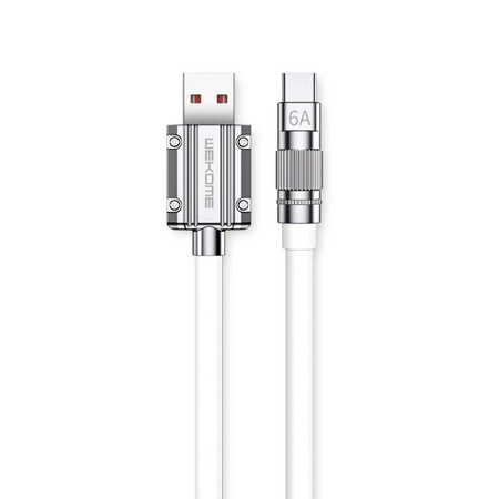 WEKOME WDC-186 Wingle Series - Câble de connexion USB-A à USB-C à charge rapide 1 m (blanc)