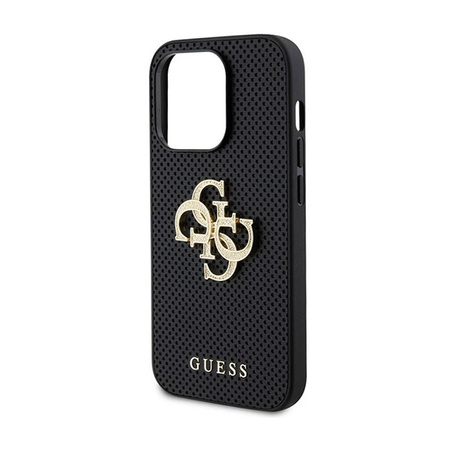 Guess 4G Strass Metal Logo - Etui iPhone 15 Pro Max (srebrny)