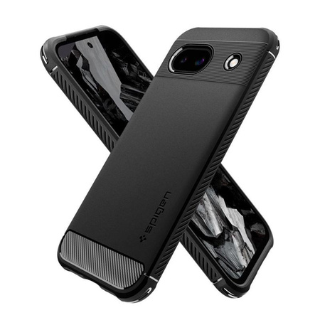 Spigen Rugged Armor - Etui do Google Pixel 8A (Czarny)