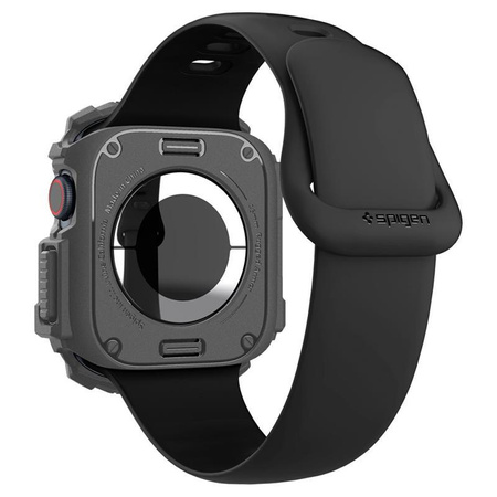 Spigen Rugged Armor - Pouzdro pro Apple Watch 10 46 mm (Tmavě šedé)