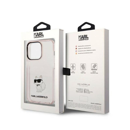 Karl Lagerfeld IML NFT Choupette - Hülle für iPhone 14 Pro (Rosa)
