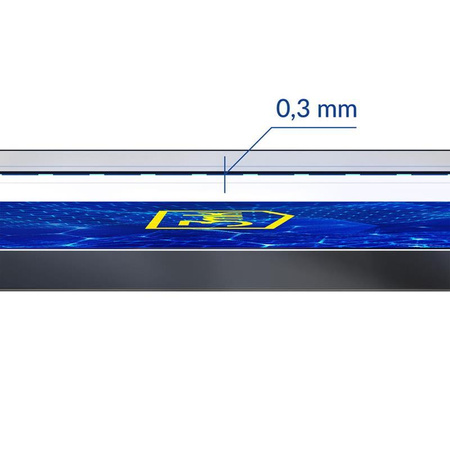 3mk HardGlass Max Lite - Edzett üveg Samsung Galaxy S23 5G készülékhez (fekete)