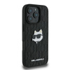 Karl Lagerfeld Monogram Choupette Head Pin - iPhone 16 Pro Tasche (schwarz)