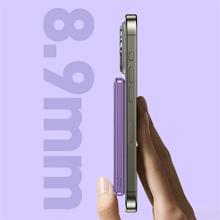 WEKOME WP-30 Mecha sorozat Ultra Thin - Indukciós power bank 5000 mAh gyors töltés PD 20W MagSafe (Tarnish)