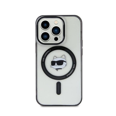 Karl Lagerfeld IML Choupette Head MagSafe - iPhone 15 Case (Transparent)