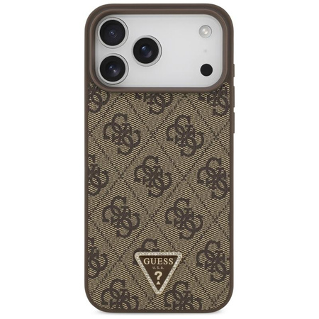 ETUI DO IPHONE 17 PRO MAX do MAGSAFE GUESS BRĄZOWE ORYGINALNE ELEGANCKIE