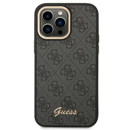 Guess 4G fém fényképezőgép tok - iPhone 14 Pro Max tok (fekete)