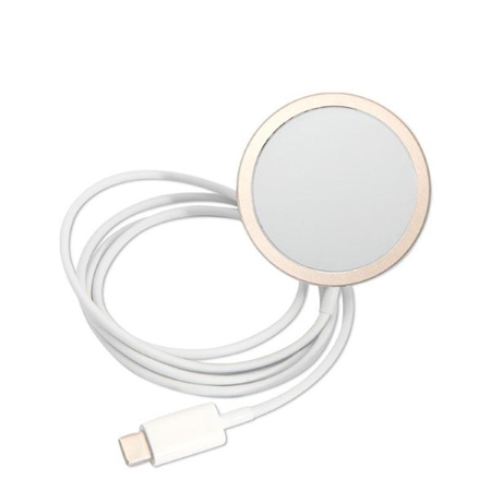 Guess Bundle Pack MagSafe 4G - Zestaw etui + ładowarka MagSafe iPhone 14 Pro Max (niebieski/złoty)