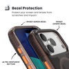 Speck Presidio Lux Grip MagSafe - iPhone 17 Pro Fall (Luxus Schatten Matte / Orange)