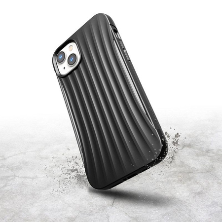 X-Doria Raptic Clutch - Étui biodégradable pour iPhone 14 Plus (Testé en chute de 3m) (Noir)